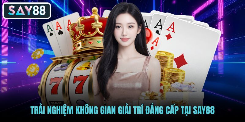 Không gian cá cược thượng lưu tại sảnh chơi say88